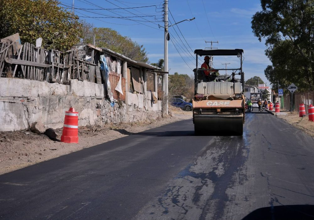 Atendió Municipio de Querétaro 110 mil 918 metros cuadrados de vialidades con bacheo