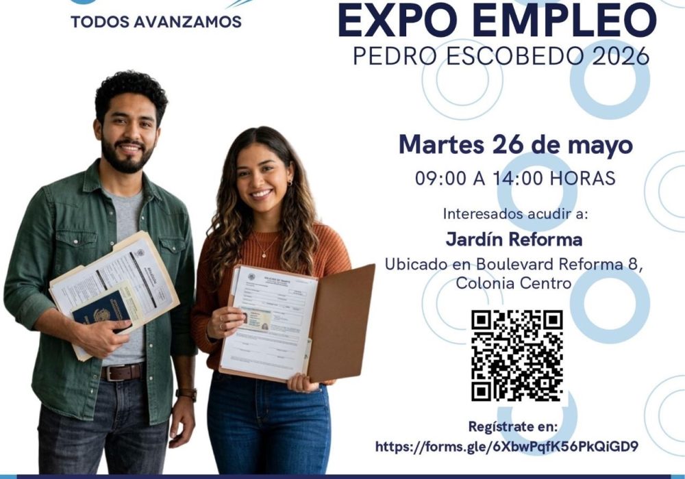 Expo empleo en el municipio de Pedro Escobedo