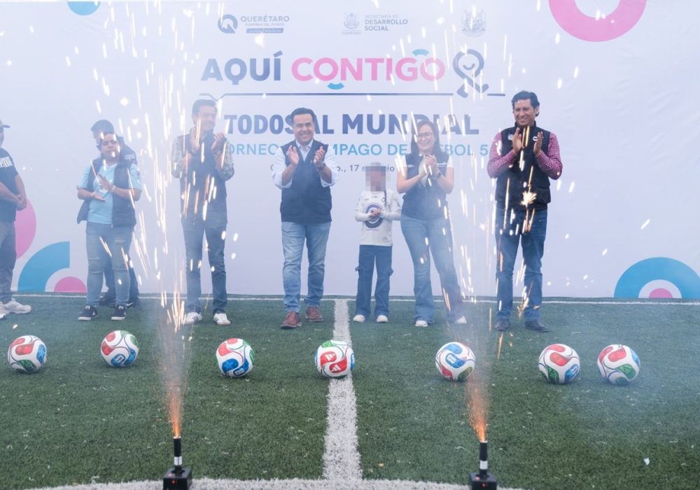 Inauguran Torneo “Todos al Mundial Contigo”