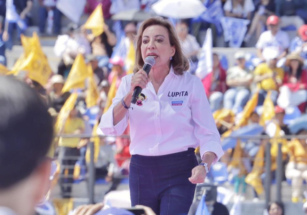 Lupita Murguía. 
Senadora con licencia. Dos veces secretaria de gobierno, secretaria de educación, diputada federal y regidora. Va por el PRI, PAN y PRD.