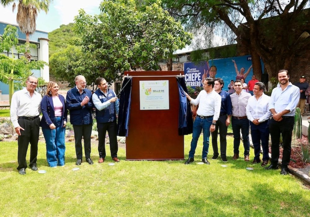 Marco Del Prete atestiguó develación de placa sobre biodiversidad en Corregidora