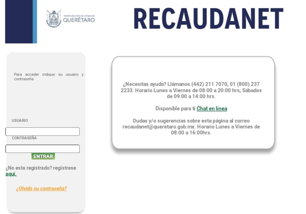 Recaudanet_Querétaro