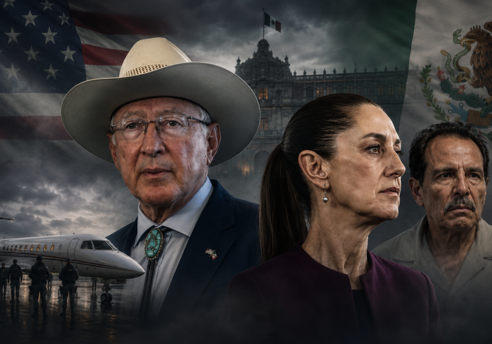 ken salazar y sheinbaum